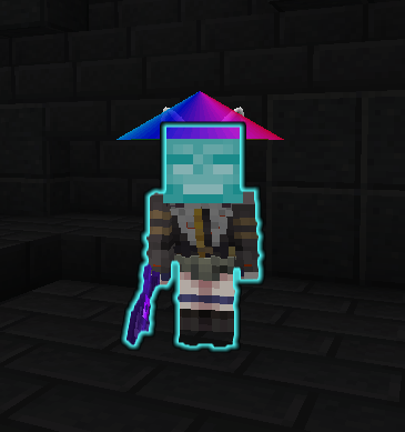 China Hat on a player model